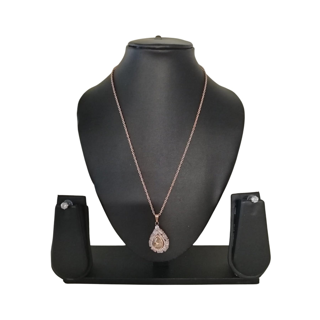 Zingme Latest Stylish Traditional Oxidised Gold Plated Necklace Jewellery Set for Women