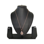 Zingme Latest Stylish Traditional Oxidised Gold Plated Necklace Jewellery Set for Women