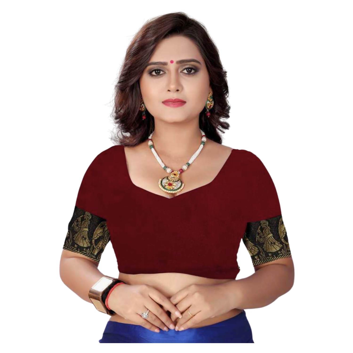 Zingme Elegant Art Silk Bandhani Saree – Traditional Indian Ethnic Wear for Festive Occasions