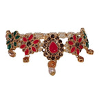ZingMe Single patta Sleek and Stylish Colourstones Traditional Kamarbandh Jewellery Waistbelt Clothing Accessory Wedding Bridal Jewellery