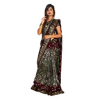 Zingme Women's Banarasi Silk Blend Saree with Blouse Piece - Elegant Traditional Ethenic Wear for Special Occasions