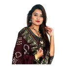 Zingme Women's Banarasi Silk Blend Saree with Blouse Piece - Elegant Traditional Ethenic Wear for Special Occasions