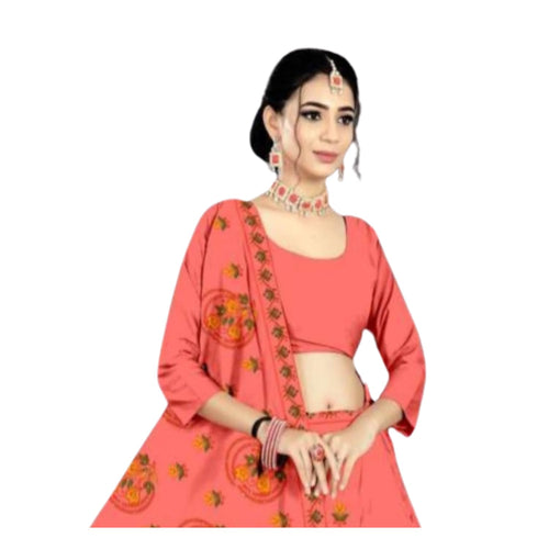 Zingme Women's Embroidered Self-Design Bollywood Cotton Blend Saree with Blouse Piece - Stylish Ethnic Wear for Special Occasions