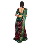 Zingme Women's Banarasi Silk Blend Saree with Blouse Piece - Elegant Traditional Ethenic Wear for Special Occasions