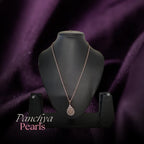 Zingme Latest Stylish Traditional Oxidised Gold Plated Necklace Jewellery Set for Women