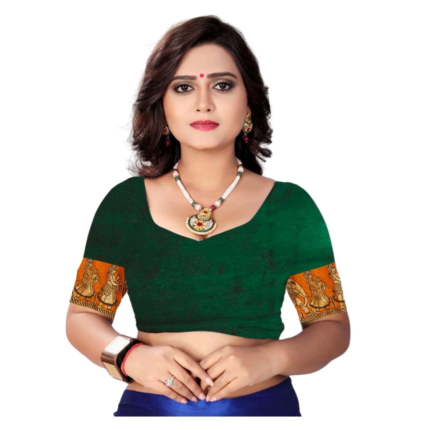 Zingme Elegant Art Silk Bandhani Saree – Traditional Indian Ethnic Wear for Festive Occasions